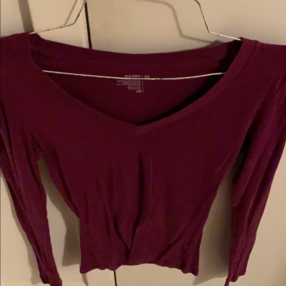 Long sleeve purple old navy shirt